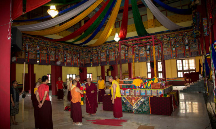 Sacred Kudung of Gyalwa Shamarpa in New Delhi