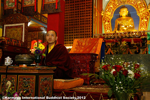 Venerable Dupsing Rinpoche joined the Sojong Retreat at KIBI