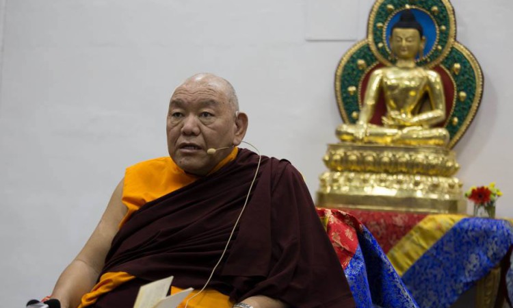 H.E. Beru Khyentse Rinpoche in KIBI