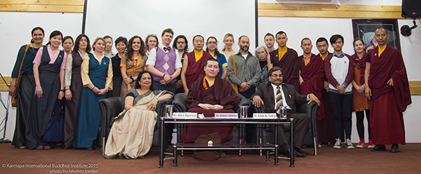 H.H.17th Karmapa Visits the Mewar Institute, Ghaziabad U.P.