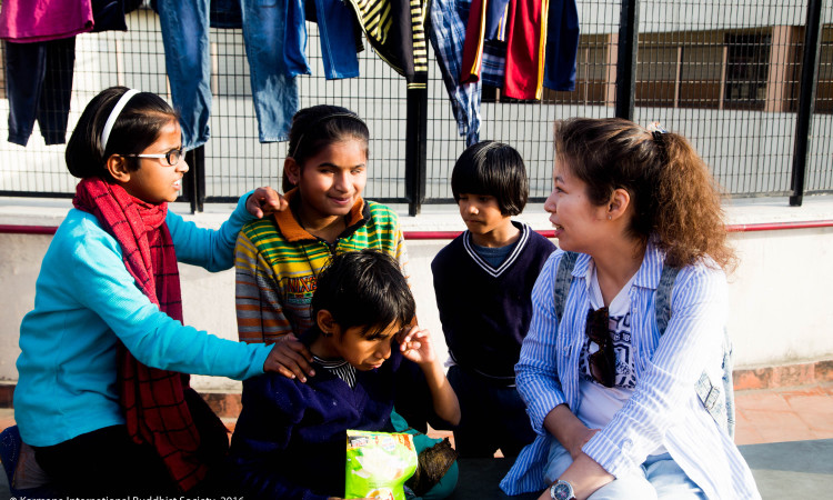 Visiting the National Blind School