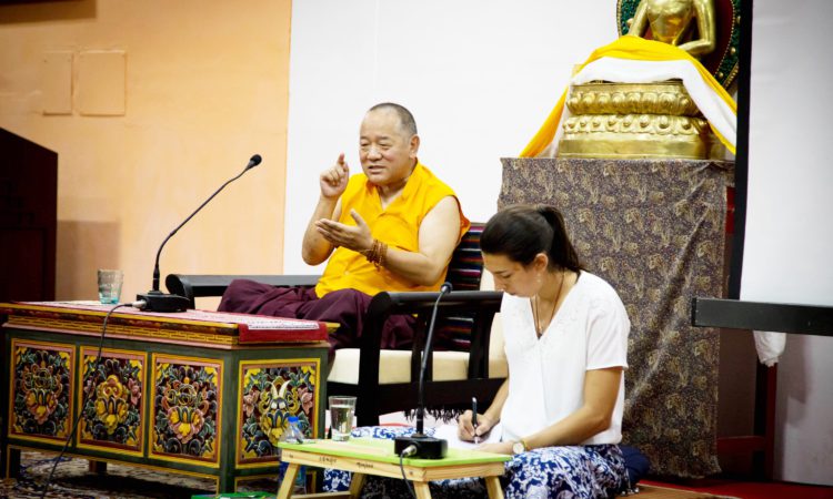 Khenpo Chödrak Thenpel Rinpoche lecture “The importance of Buddhist studies”.