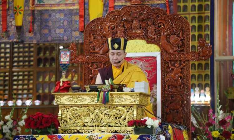 The annual Karmapa Public Course at KIBI has begun