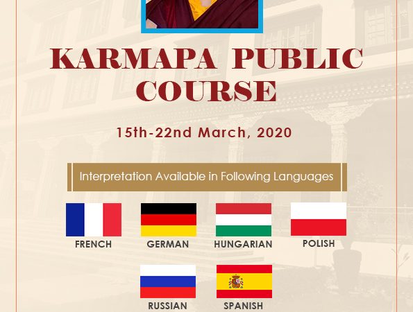 Registration Close for the Karmapa Public Course, 2020