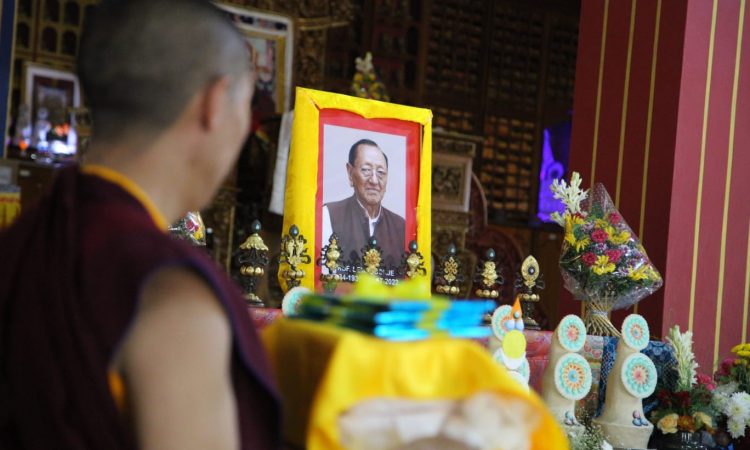 Prayers on the occasion of the 1st Mahaparinirvana Anniversary of Mahapandita Yongzin Prof. Sempa Dorje at KIBI