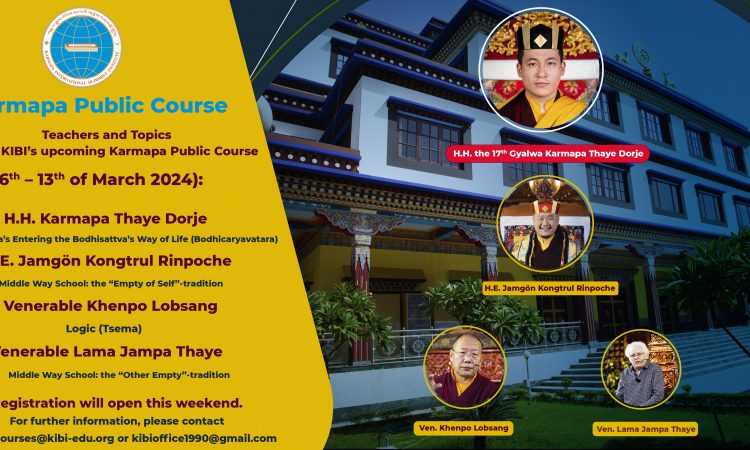 KIBI’s upcoming Karmapa Public Course-2024